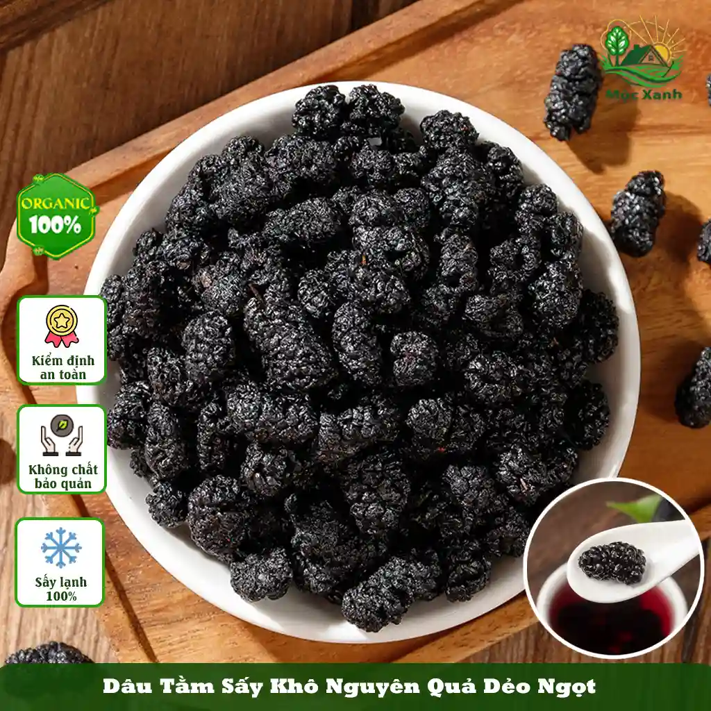 Dâu Tằm Sấy Khô Nguyên Quả Dẻo Ngọt [200g/500g/1kg]